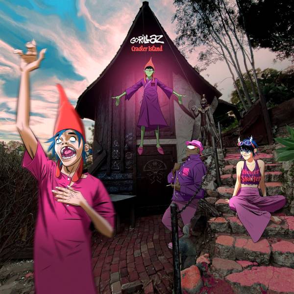 Gorillaz - Cracker Island LP (Neon Purple Vinyl)